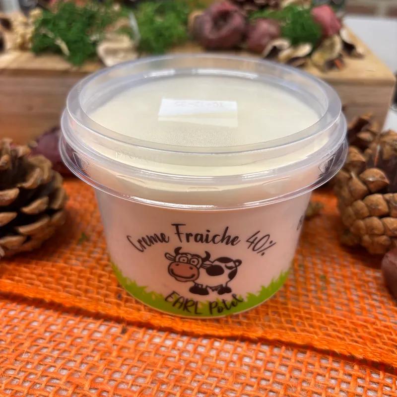 LA CREME EPAISSE AU LAIT CRU de l'EARL POTEL
